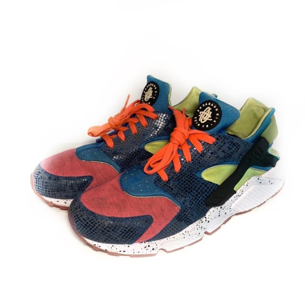 Nike Air Huarache Run Multicolor Shoes Size 15